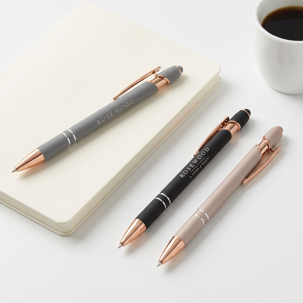 Xpress Soft Touch Stylus - Rose Gold Trim